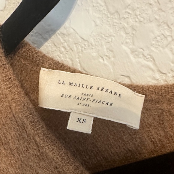 Sezane Gaspard Cardigan in Camel Size XS - Picture 3 of 5